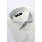 Baldinini Trend White Cotton Shirt