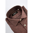 Baldinini Trend Red Cotton Shirt