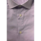 Baldinini Trend Purple Cotton Shirt