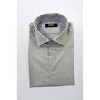 Baldinini Trend Light Blue Cotton Shirt
