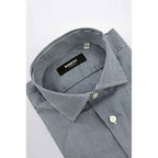 Baldinini Trend Blue Cotton Shirt