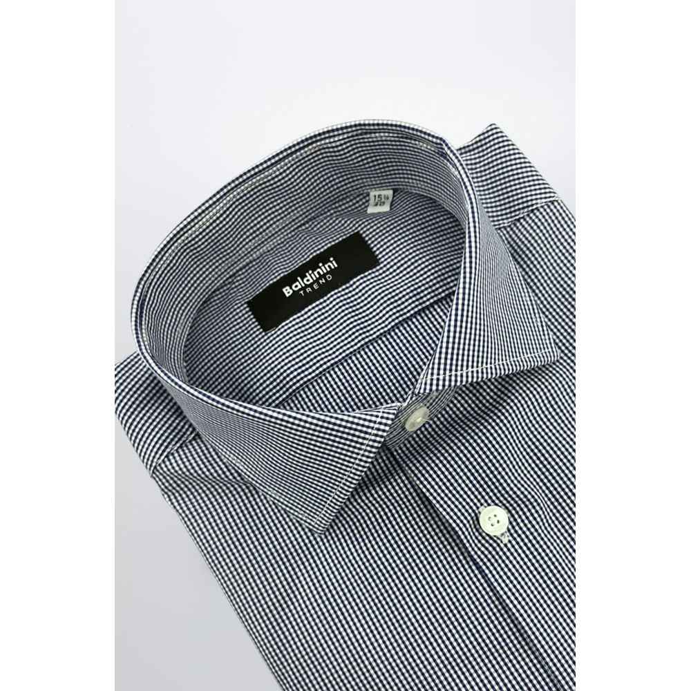 Baldinini Trend Blue Cotton Shirt