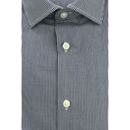 Baldinini Trend Blue Cotton Shirt