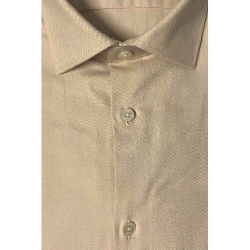 Baldinini Trend Beige Cotton Shirt