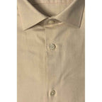 Baldinini Trend Beige Cotton Shirt