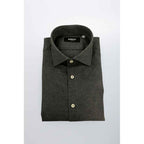 Baldinini Trend Gray Cotton Shirt