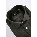 Baldinini Trend Gray Cotton Shirt
