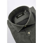 Baldinini Trend Gray Cotton Shirt