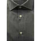 Baldinini Trend Gray Cotton Shirt