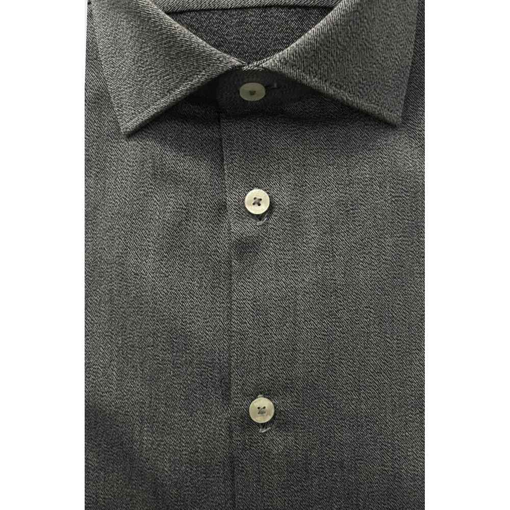 Baldinini Trend Gray Cotton Shirt