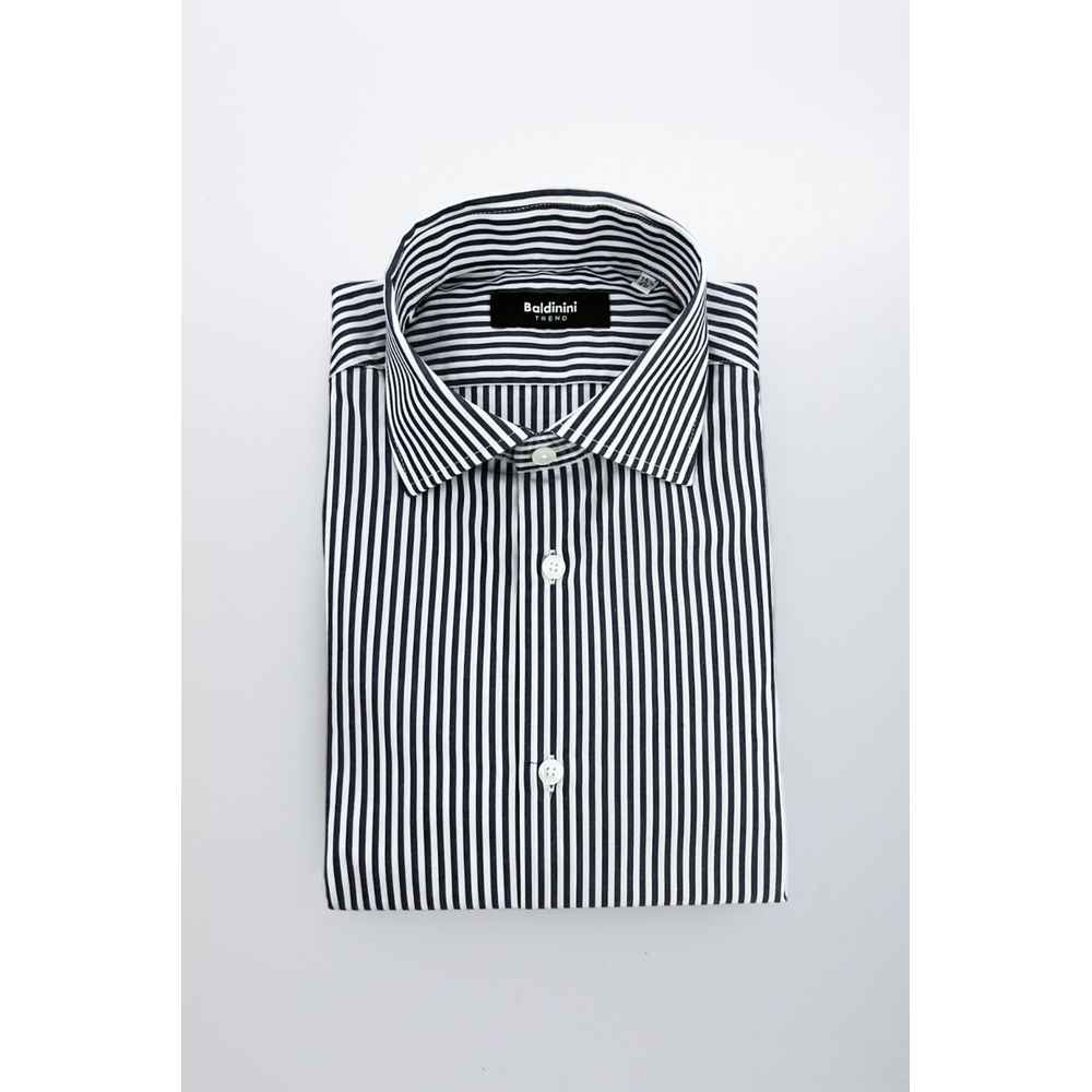 Baldinini Trend Blue Cotton Shirt