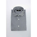 Baldinini Trend Blue Cotton Shirt