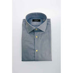 Baldinini Trend Light Blue Cotton Shirt