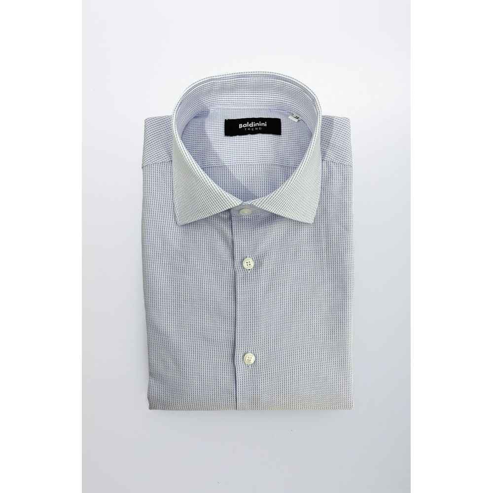 Baldinini Trend Light Blue Cotton Shirt