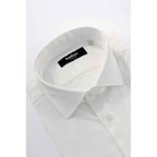 Baldinini Trend White Cotton Shirt