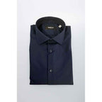 Baldinini Trend Blue Cotton Shirt