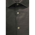 Baldinini Trend Gray Cotton Shirt