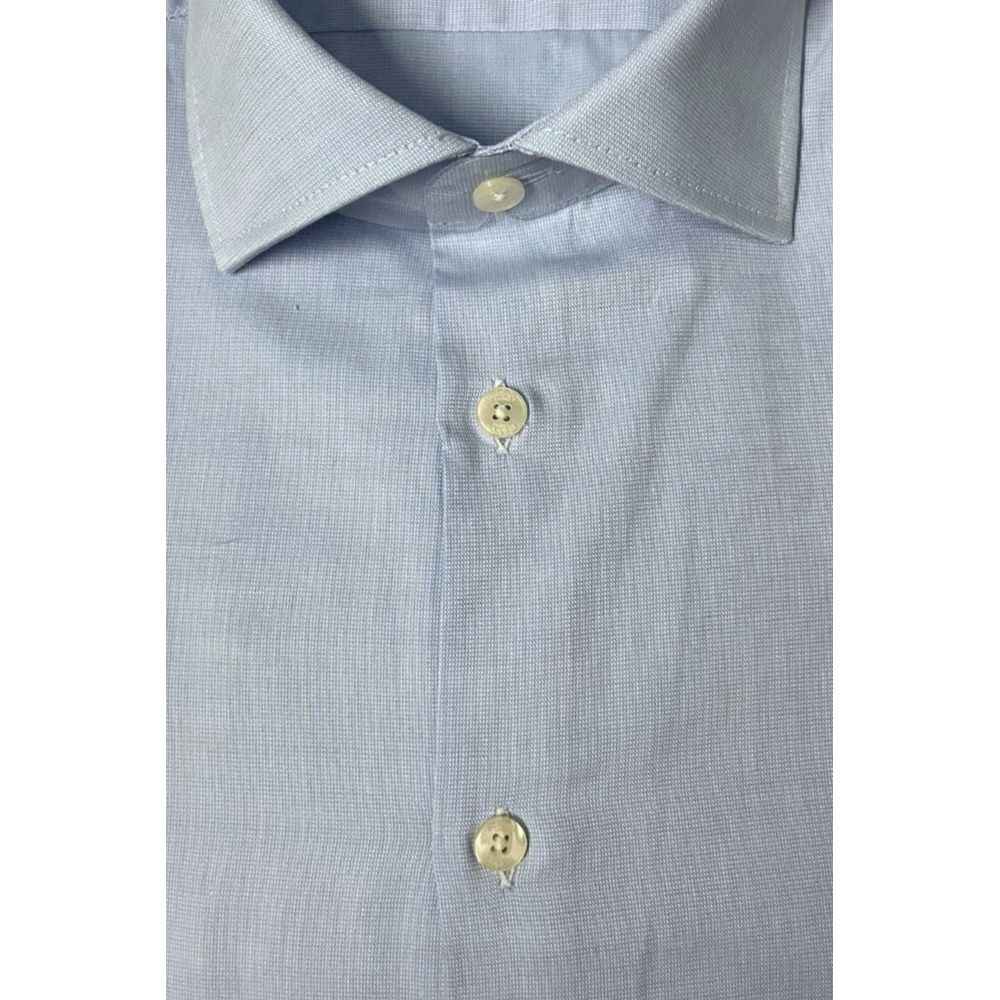 Baldinini Trend Light Blue Cotton Shirt