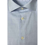 Baldinini Trend Light Blue Cotton Shirt