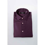Baldinini Trend Purple Cotton Shirt
