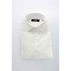 Baldinini Trend White Cotton Shirt