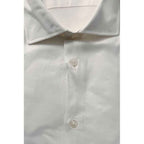 Baldinini Trend White Cotton Shirt