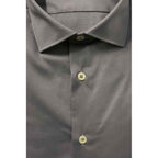 Baldinini Trend Gray Cotton Shirt
