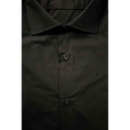 Baldinini Trend Black Cotton Shirt