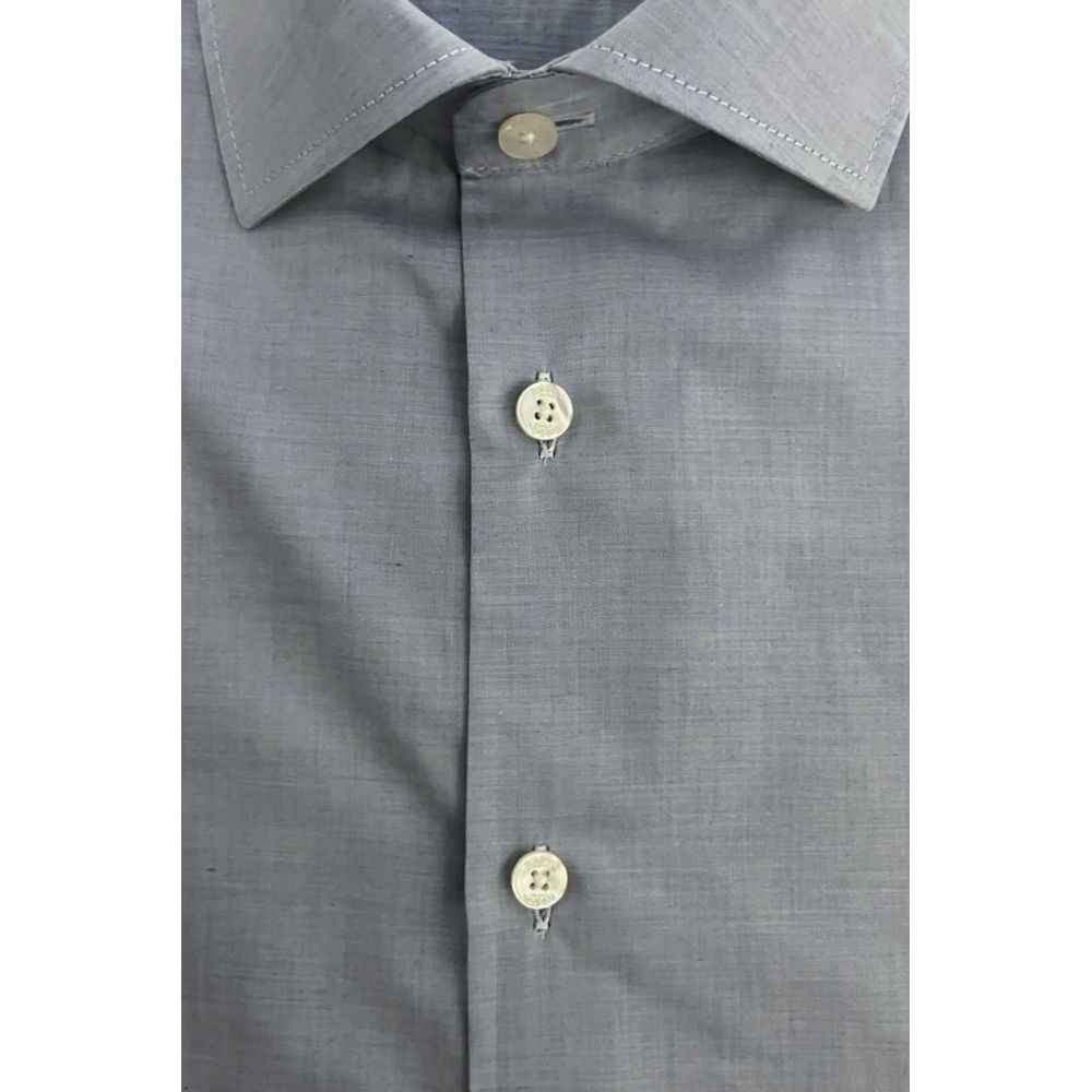 Baldinini Trend Light Blue Cotton Shirt