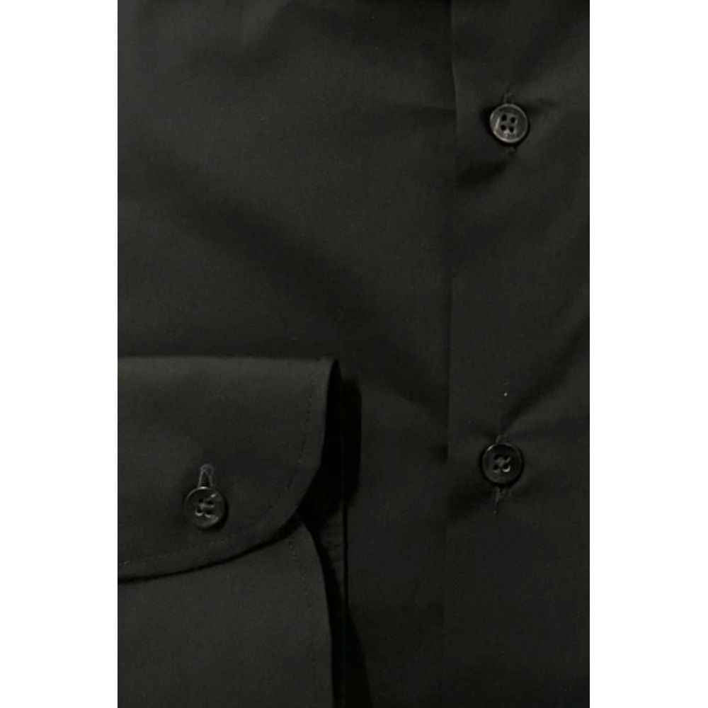 Baldinini Trend Black Cotton Shirt