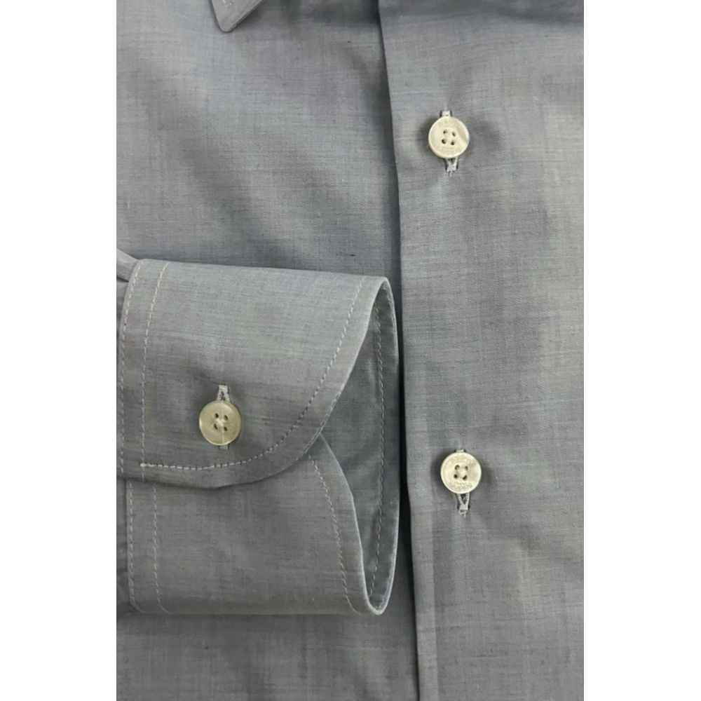 Baldinini Trend Light Blue Cotton Shirt