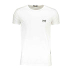 Cavalli Class White Cotton T-Shirt