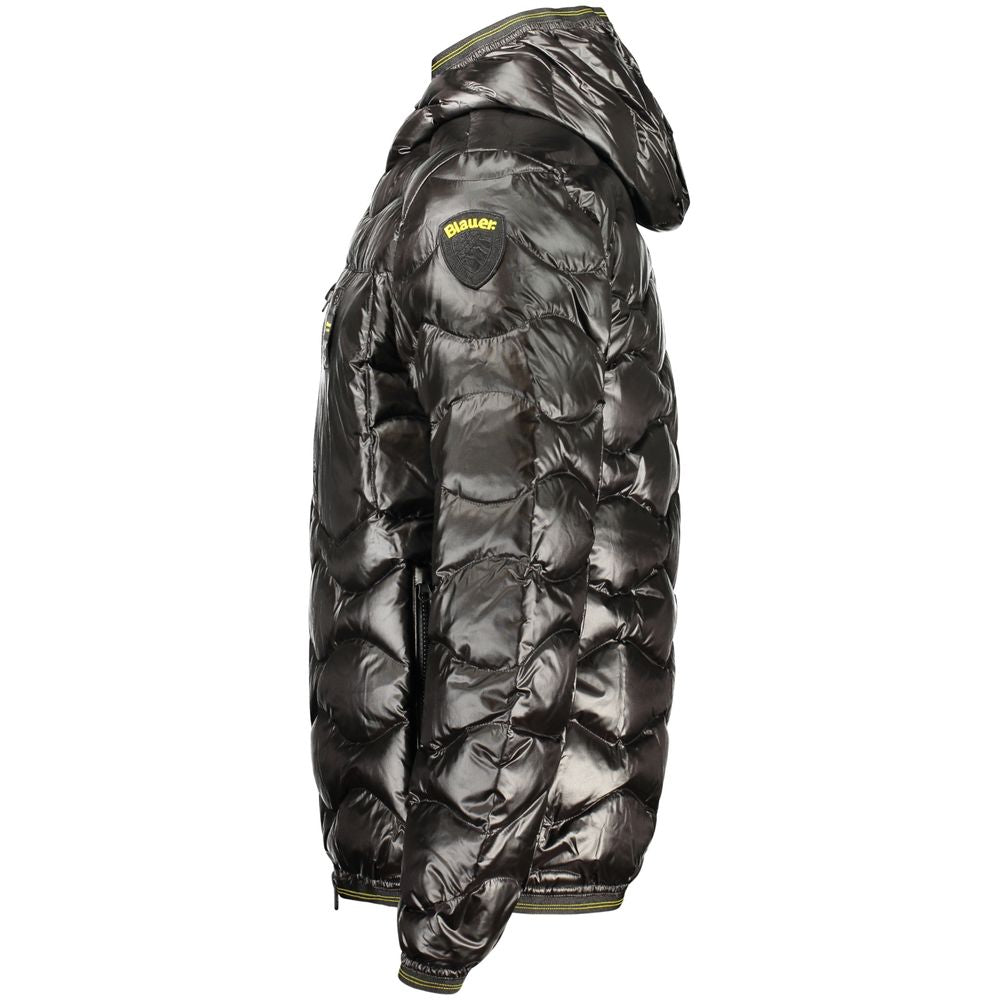 Blauer Black Polyamide Jackets & Coat