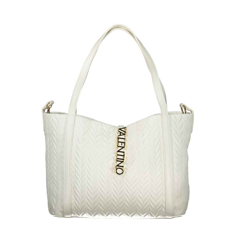 Mario Valentino White Polyethylene Handbag
