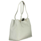 Mario Valentino Gray Polyethylene Handbag