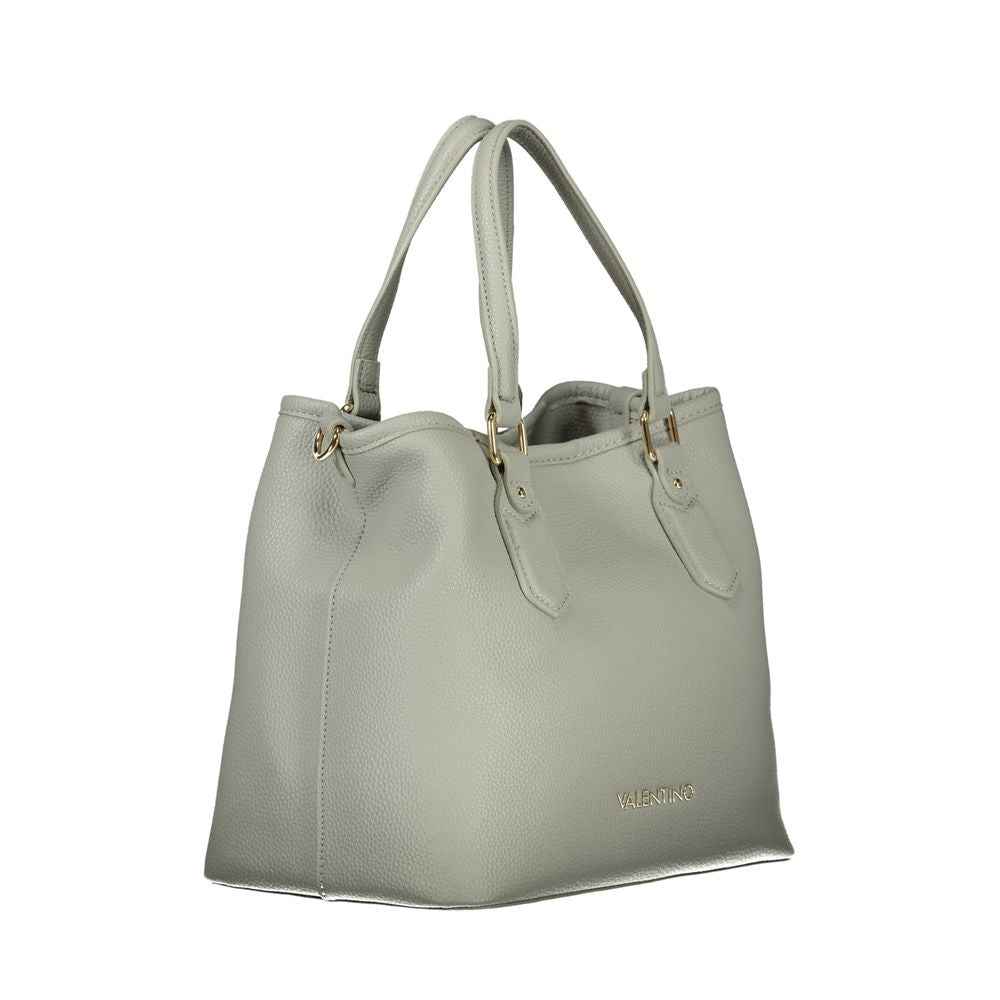 Mario Valentino Gray Polyethylene Handbag