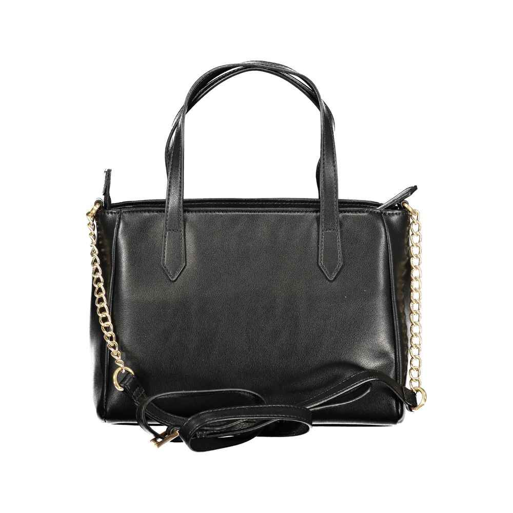 Mario Valentino Black Polyethylene Handbag