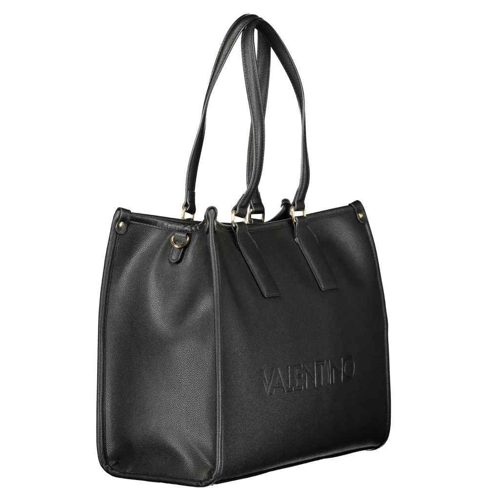 Mario Valentino Black Polyethylene Handbag