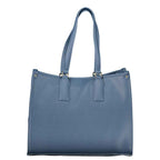 Mario Valentino Blue Polyethylene Handbag