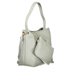 Mario Valentino Gray Polyethylene Handbag