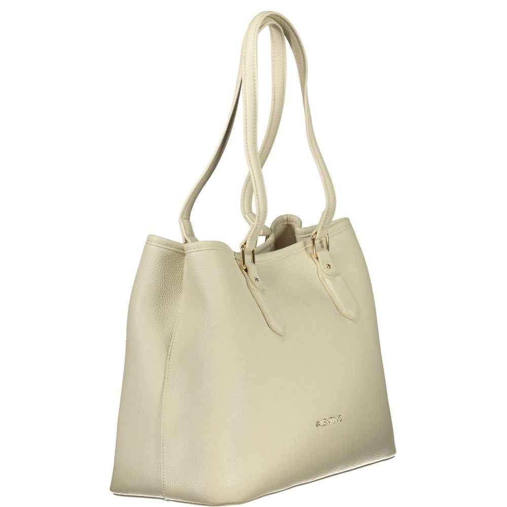 Mario Valentino Beige Polyethylene Handbag