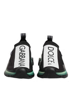 Dolce & Gabbana Black Slip On Sorrento Men Sneakers Shoes