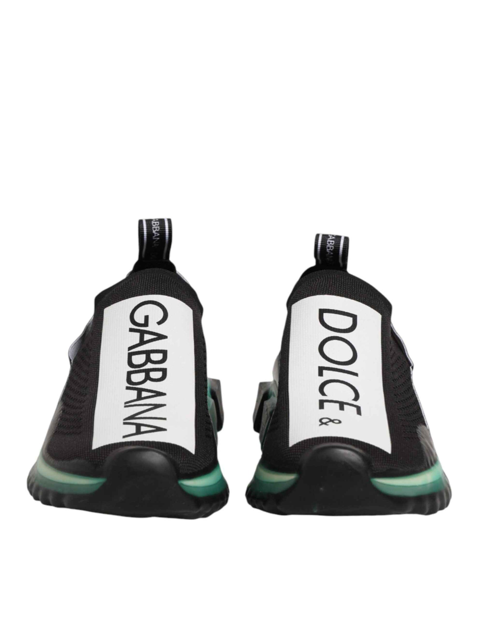 Dolce & Gabbana Black Slip On Sorrento Men Sneakers Shoes