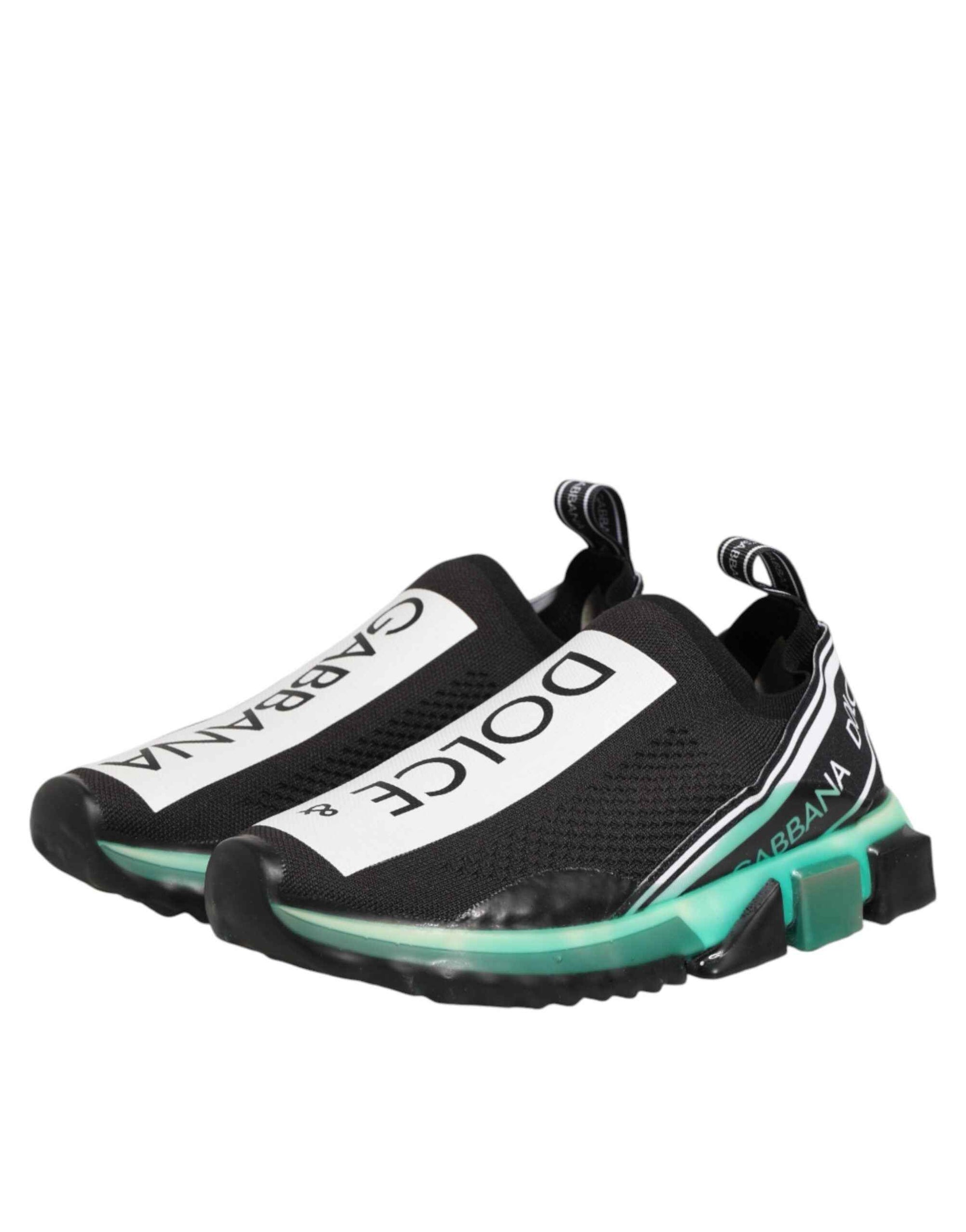 Dolce & Gabbana Black Slip On Sorrento Men Sneakers Shoes