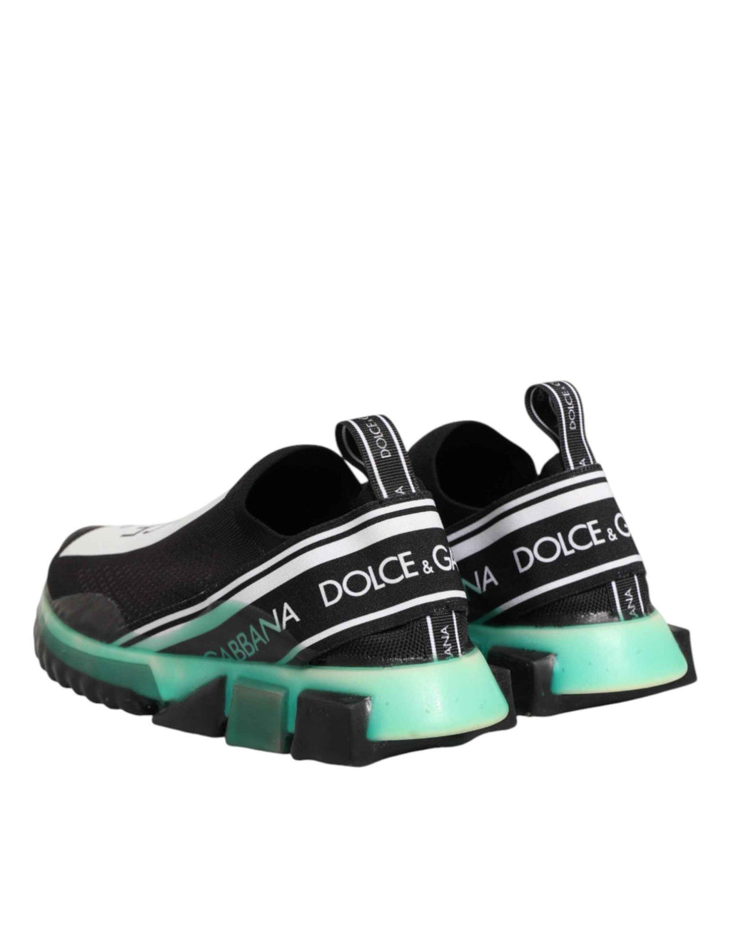Dolce & Gabbana Black Slip On Sorrento Men Sneakers Shoes
