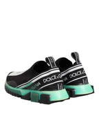 Dolce & Gabbana Black Slip On Sorrento Men Sneakers Shoes