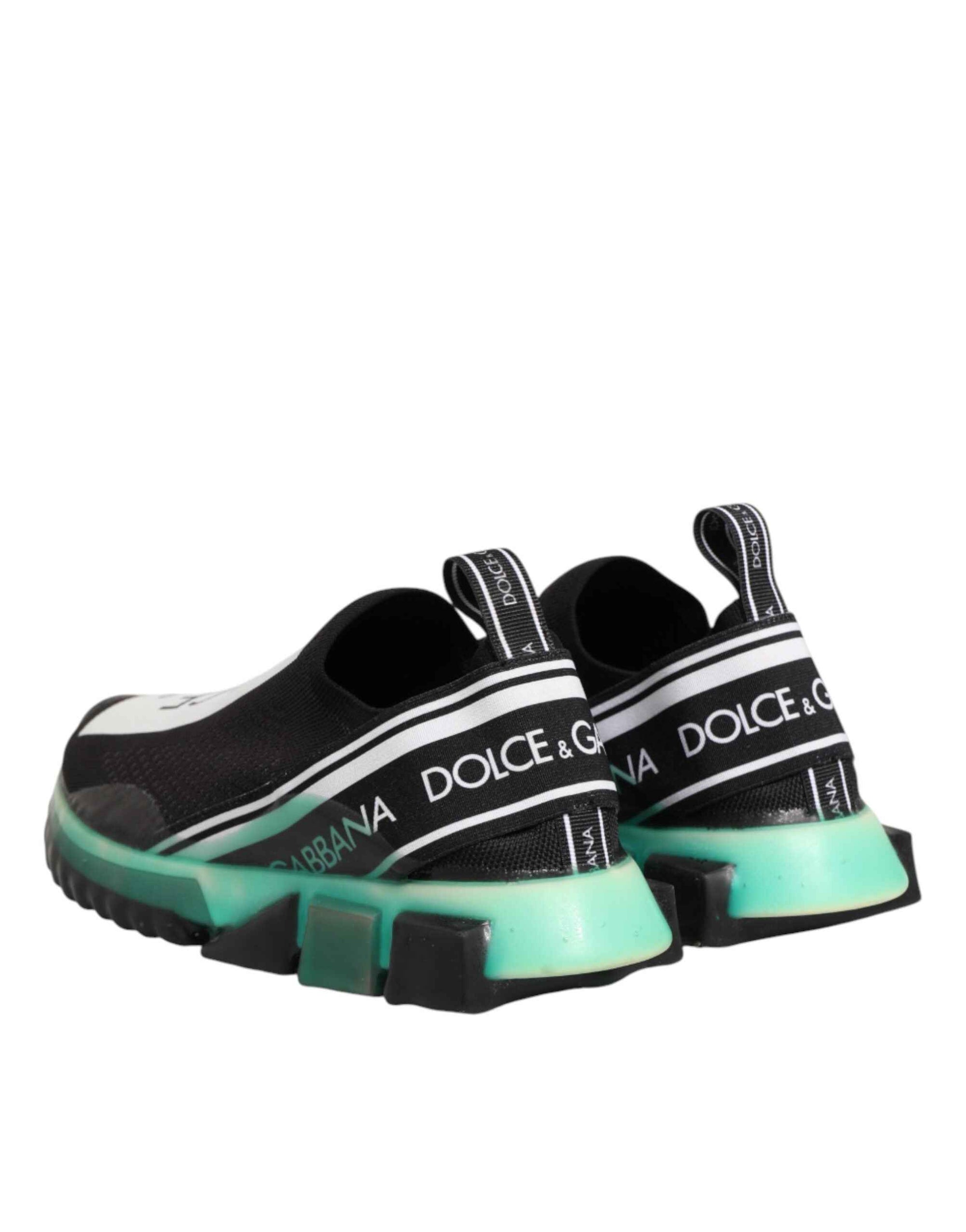 Dolce & Gabbana Black Slip On Sorrento Men Sneakers Shoes