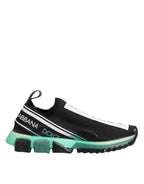 Dolce & Gabbana Black Slip On Sorrento Men Sneakers Shoes