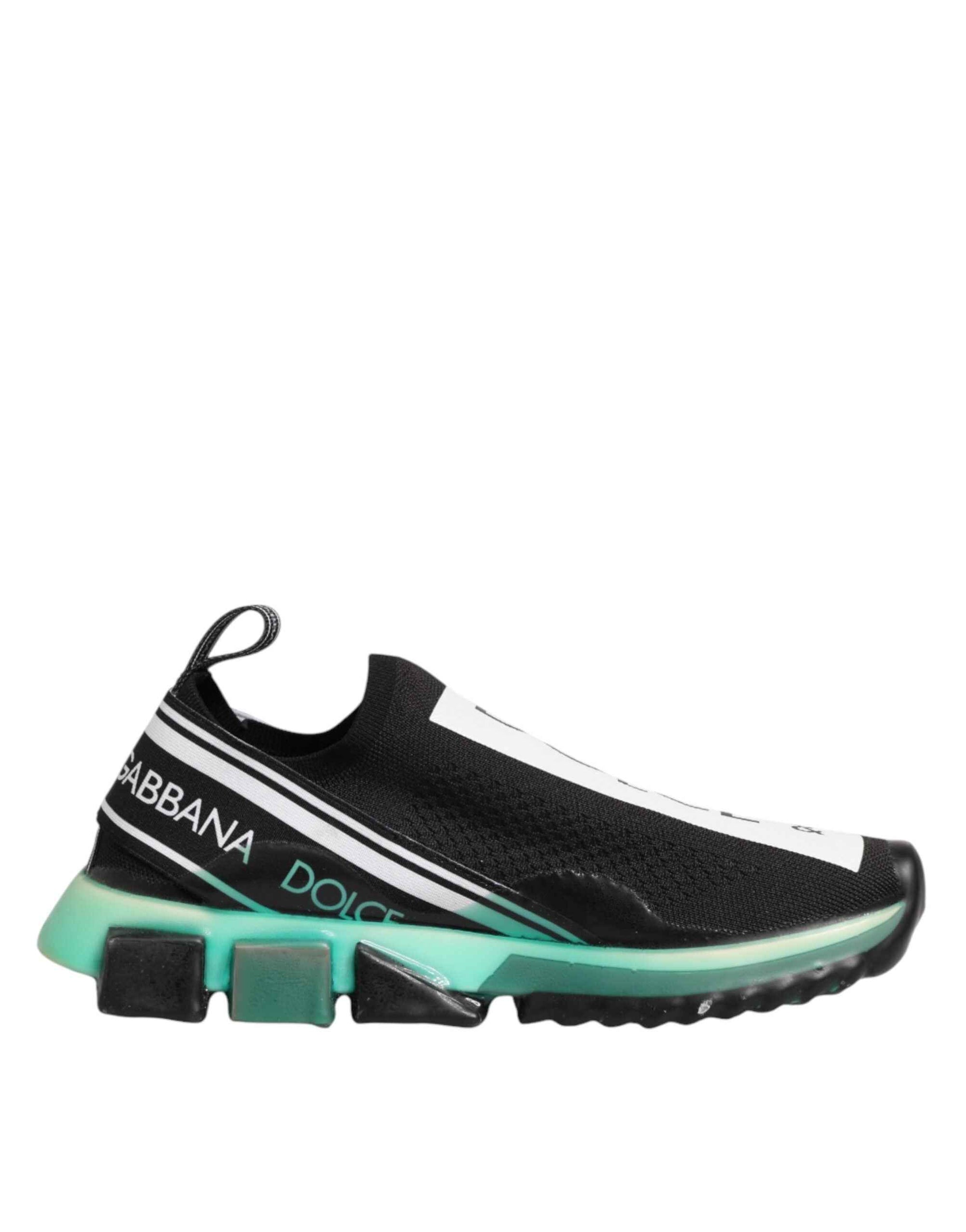 Dolce & Gabbana Black Slip On Sorrento Men Sneakers Shoes