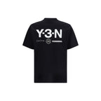 Y-3 Black Cotton T-Shirt